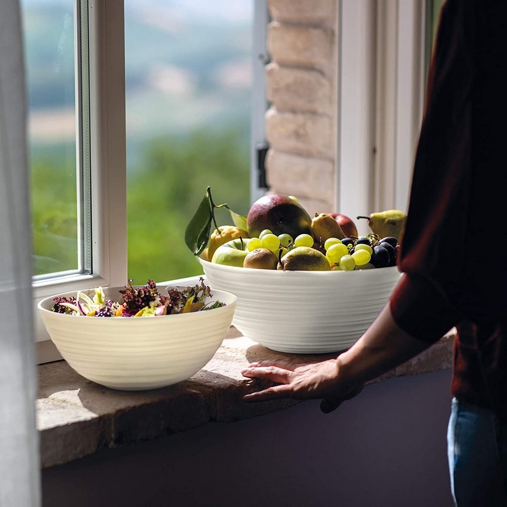 Acquista online Guzzini salad bowl Tierra white xl 30 cm Guzzini